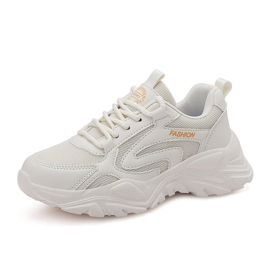 Damen sportive Sneakers mit atmungsaktivem Obermaterial und dämpfender Sohle EB