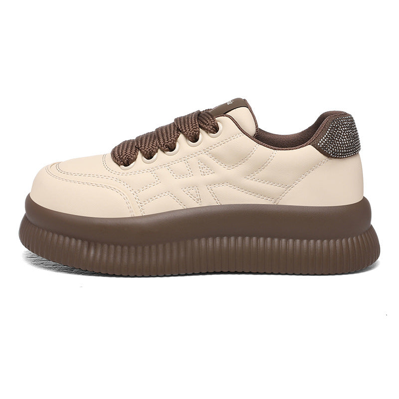 Damen modische Plateau-Sneaker mit innovativem Dämpfungssystem EB
