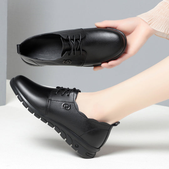 Damen Komfortable Schnürschuhe mit atmungsaktivem Obermaterial und rutschfester Sohle EB