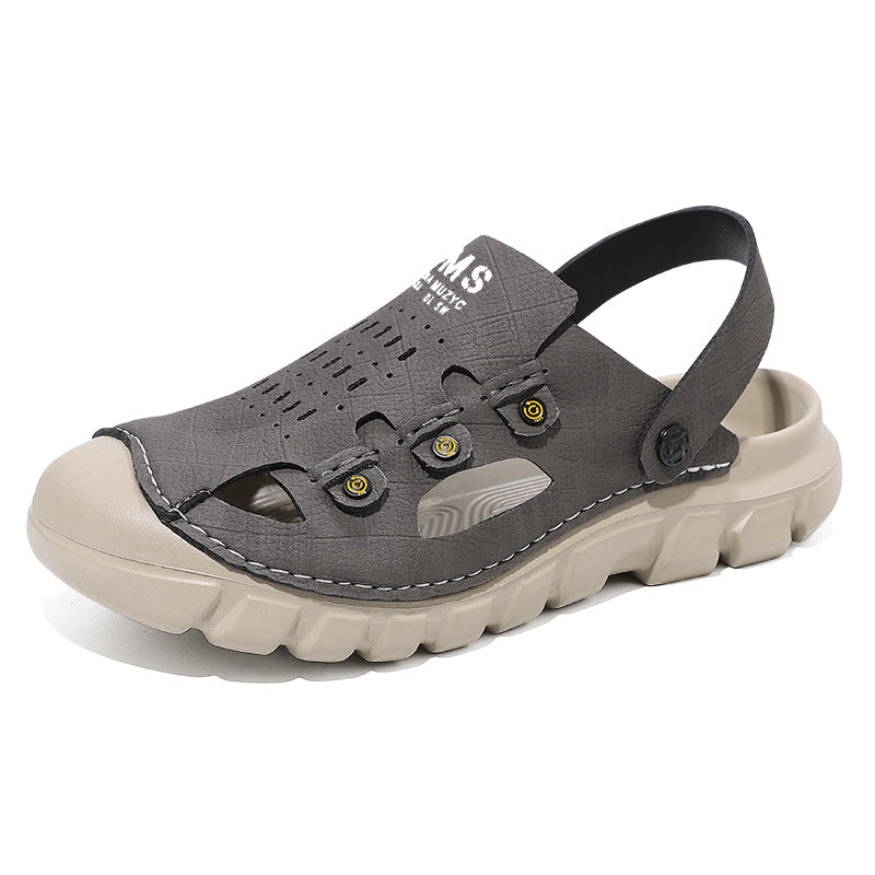 Herren Atmungsaktive Outdoor-Sandalen mit flexiblem Fußbett und rutschfester Sohle EB