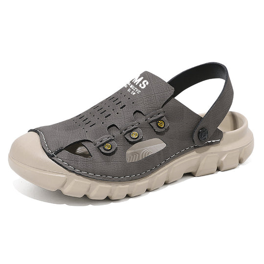 Herren Atmungsaktive Outdoor-Sandalen mit flexiblem Fußbett und rutschfester Sohle EB