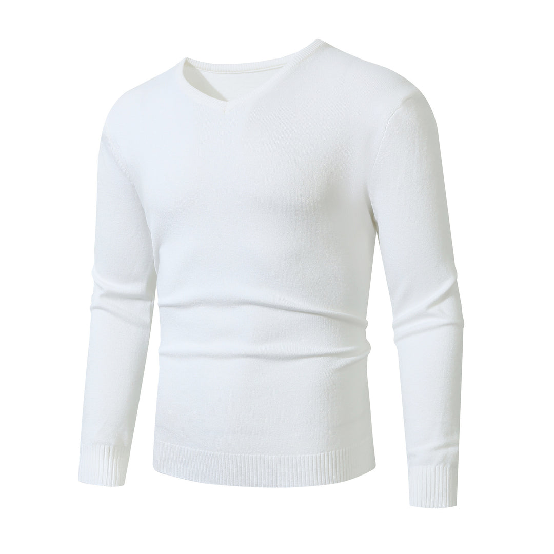 Herren V-Ausschnitt Pullover aus hochwertiger Baumwolle EB