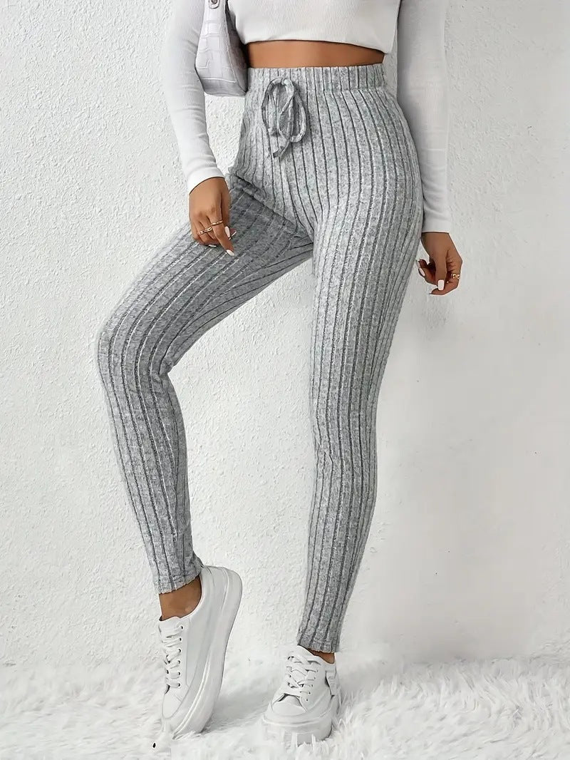 Damen Gefütterte Sweatpants mit Rippstruktur EB