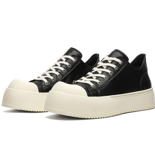 Damen modische Plateau-Sneaker mit verstärktem Zehenschutz und hochgradig rutschfester Sohle EB
