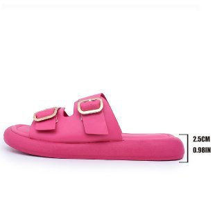Damen Komfortable Slides mit verstellbaren Schnallen EB