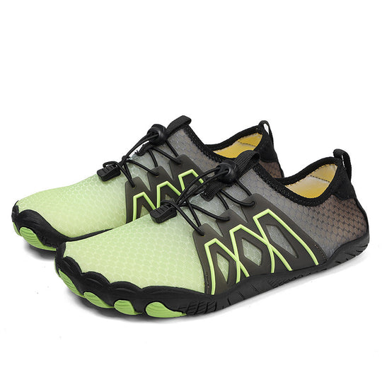 Damen Sportliche Aqua-Schuhe mit elastischem Schnellschnürsystem und rutschfester Sohle EB
