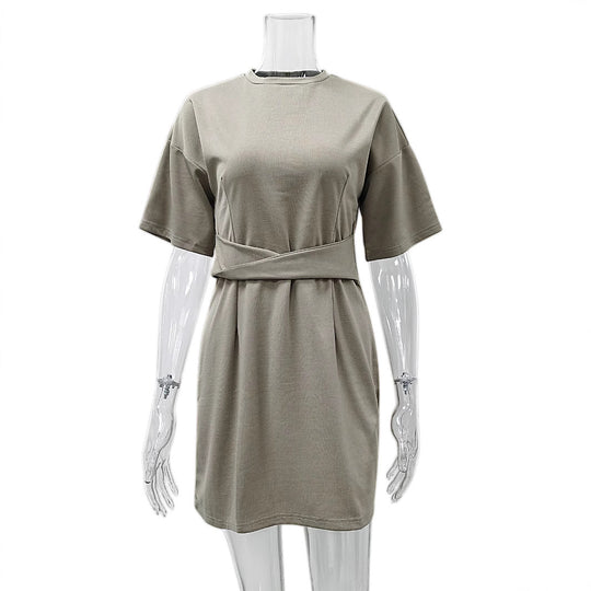 Damen sportliches Freizeitleben mit innovativem Wickeldetail EB