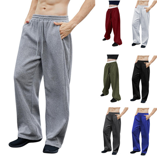 Herren nan lockere Oversize Jogginghose mit elastischem Bund und Kordelzug EB