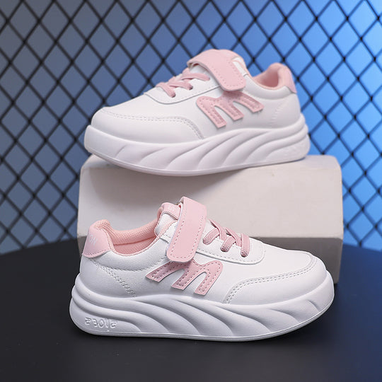 Damen modische Sneakers mit praktischem Klettverschluss und atmungsaktiver Sohle EB