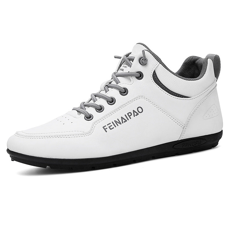 Damen lässige Sneaker mit hohem Komfort und robustem Lederoberteil EB