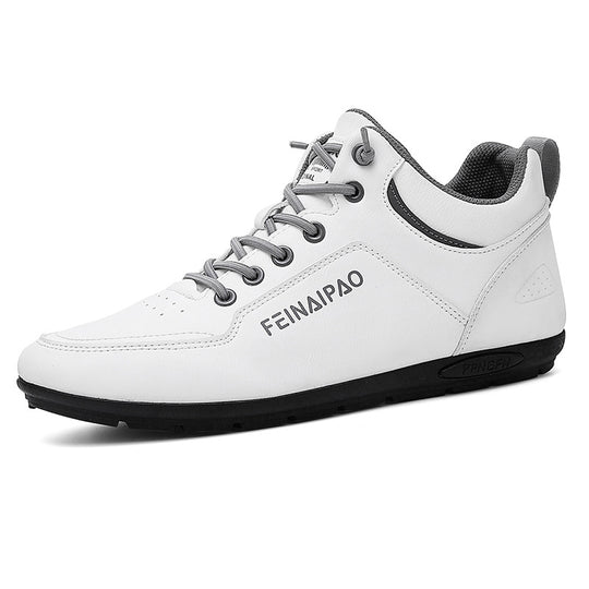 Damen lässige Sneaker mit hohem Komfort und robustem Lederoberteil EB