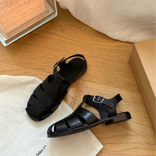 Damen Komfortable Sandalen mit verstellbarem Riemendesign und atmungsaktiver Struktur EB