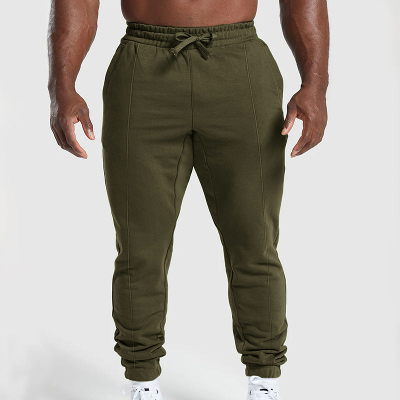 Herren sportliche Jogginghose mit elastischem Bund und seitlichen Taschen EB
