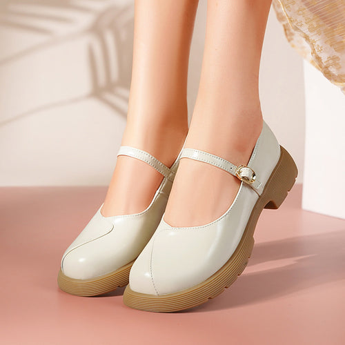 Damen Ballerinas mit verstellbarem Riemen und rutschfester Sohle EB