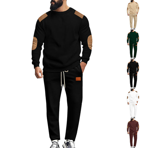 Herren modisches Sportanzug Set mit elastischem Bund und praktischen Taschen EB