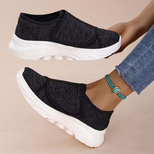 Damen Flexible Slip-On Sneakers mit anatomischer Sohle EB