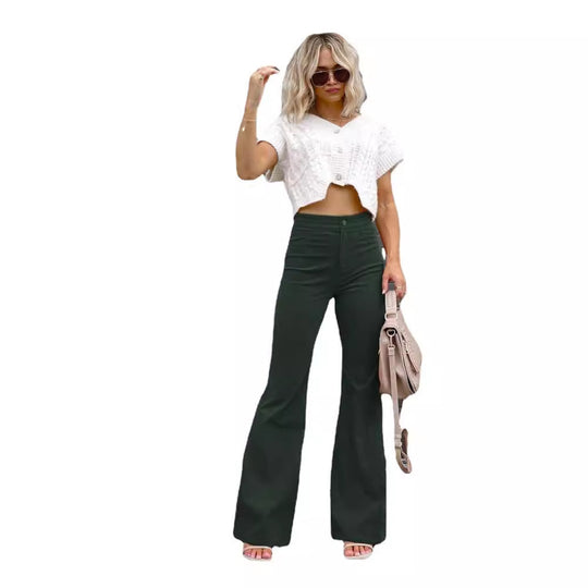 Damen Flared Jeans mit hohem Bund und figurformendem Schnitt EB