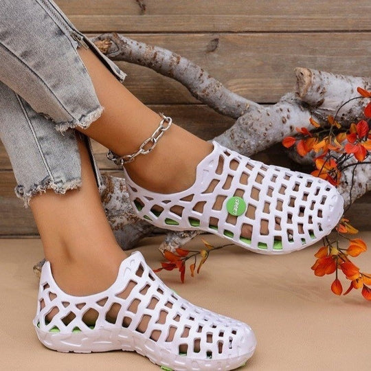 Damen atmungsaktive Kunststoffclogs mit rutschfester Sohle EB