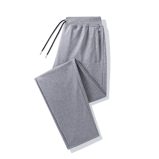 Herren Straight-Fit Jogginghose mit elastischem Bund, Kordelzug und verdeckten Seitentaschen EB