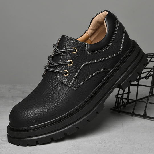 Herren Robuste Schnürschuhe mit rutschfester Gummisohle und atmungsaktivem Obermaterial EB