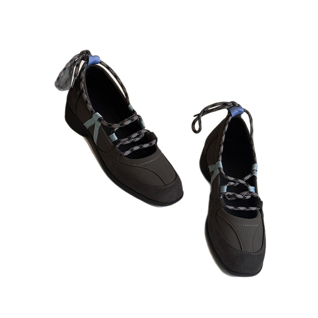 Damen Komfortable Ballerinas mit spielerischem Riemchen-Design und bequemer Sohle Heidi Mode