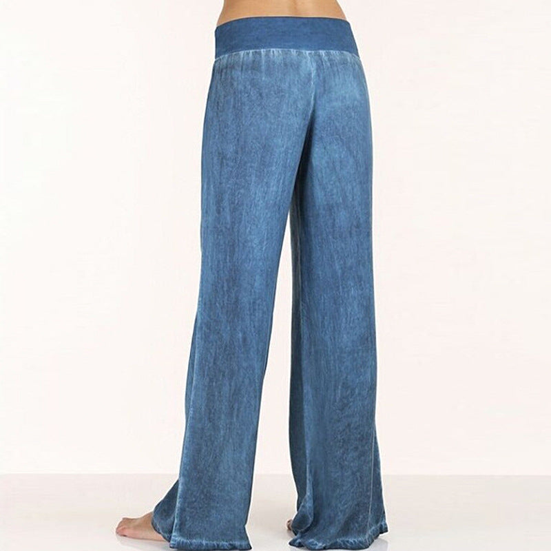 Damen lässige Weite Hose EB