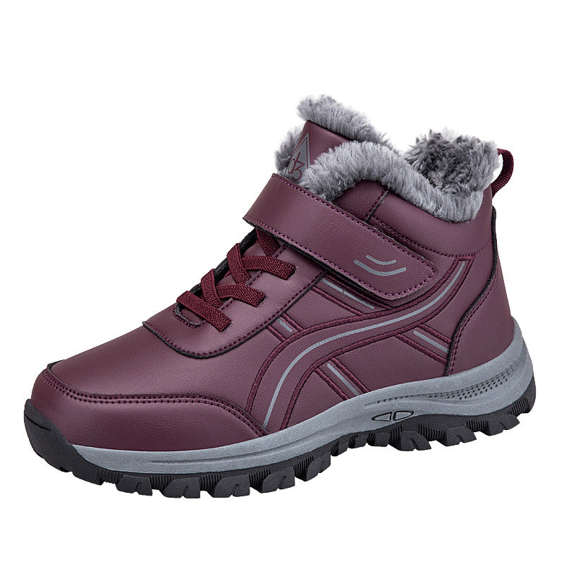 Damen Winterboots mit isolierendem Warmfutter und komfortablem Klettverschluss EB