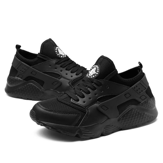 Damen sportliche Sneaker mit atmungsaktiver Oberflächenstruktur und rutschfester Sohle EB
