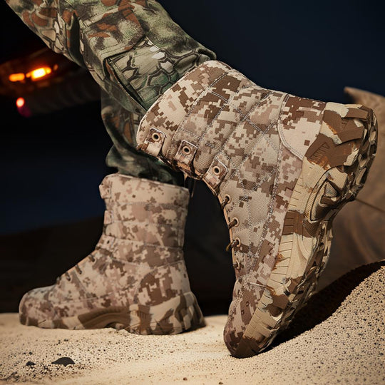 Herren taktische Einsatzstiefel mit rutschfester Sohle und strapazierfähiger Konstruktion EB