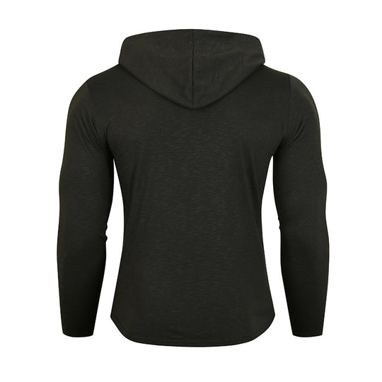 Herren Sportlicher Kapuzenpullover mit funktionalen Reißverschlusstaschen EB