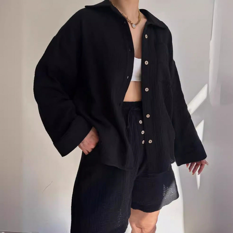 Damen modische und lässige Shirtjacke EB