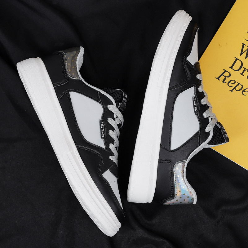 Damen Sportliche Sneakers mit atmungsaktiver Netzstruktur und dämpfender Sohle EB