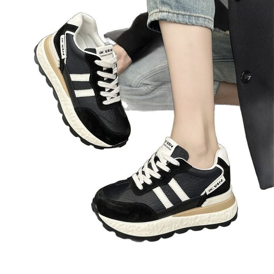 Damen Sportliche Sneakers mit verstärktem Dämpfungssystem und rutschfester Sohle EB