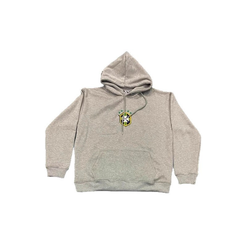 Damen nan weite Jogginghose mit elastischem Bund, Tunnelzug und gesticktem Emblem EB