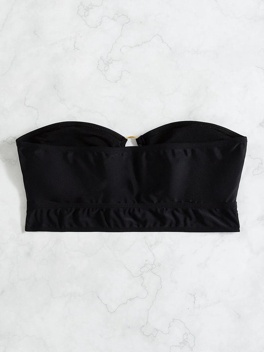 Damen Bandeau-Bikini-Oberteil mit elegantem Ringdetail EB