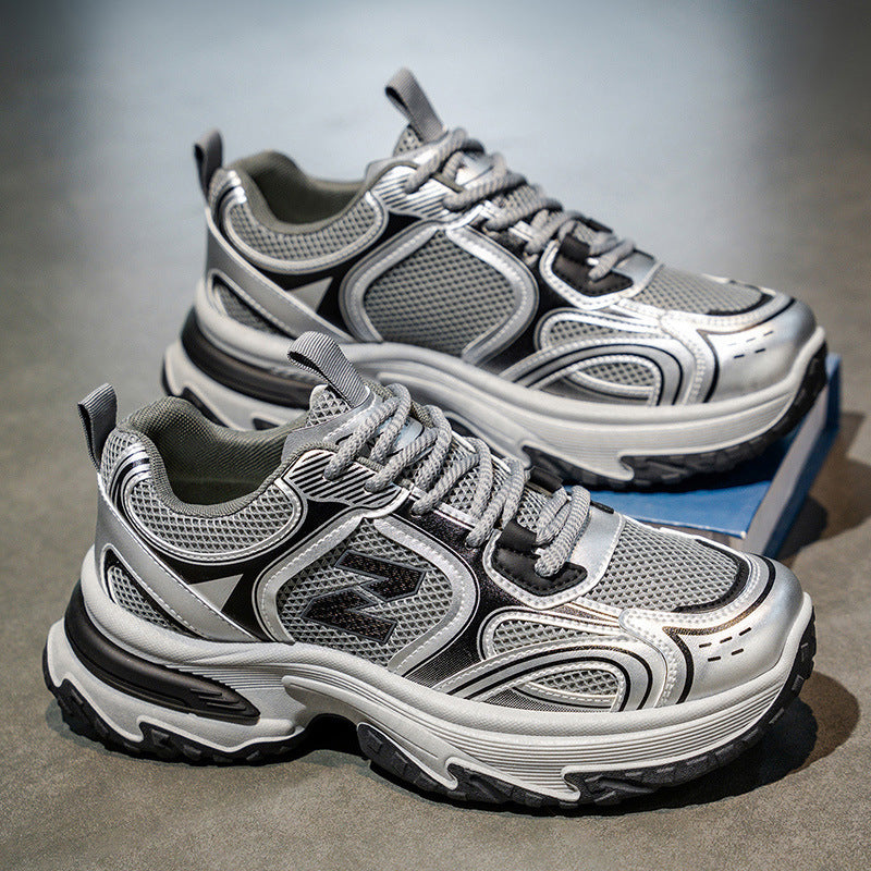 Damen Sportliche Performance Sneakers mit atmungsaktiver Mesh-Oberfläche und stabiler Sohle EB