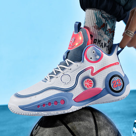 Damen Basketball Sneakers mit innovativem Dämpfungssystem und rutschfester Sohle EB