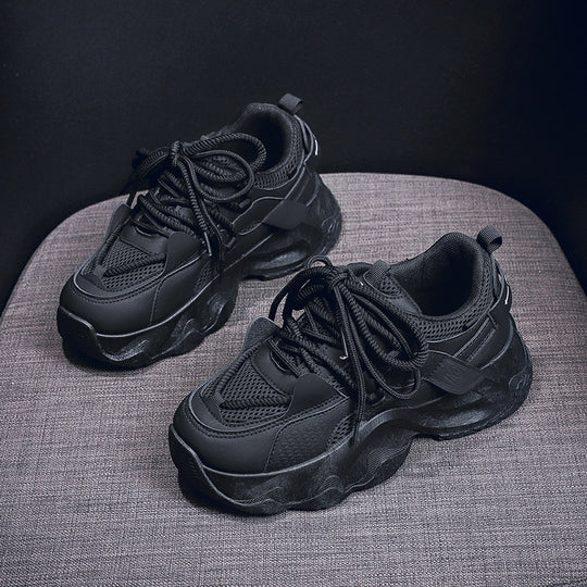 Damen Modische Sneakers mit atmungsaktiver Netzoberfläche und dämpfender Sohle EB