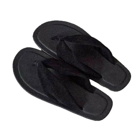 Damen eleganten Zehentrenner-Sandalen mit weich gepolstertem Fußbett und modischem Riemendesign EB