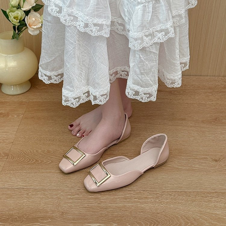 Damen Ballerinas mit elegantem Schnallendesign EB