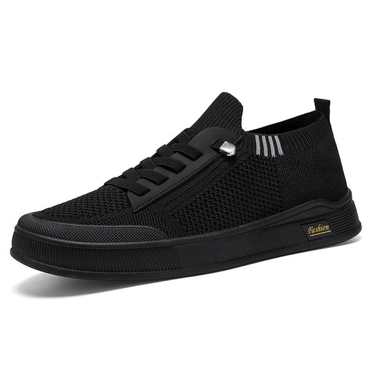 Damen Sportliche Knit Sneakers mit elastischer Schnürtechnik EB