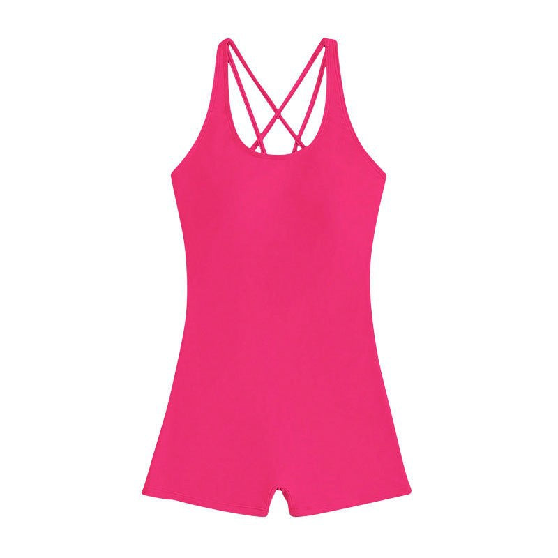 Damen Sportlicher Einteiler Badeanzug EB