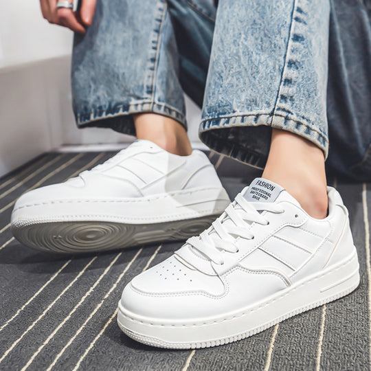 Damen modische Sneakers mit erhöhtem Sohlenprofil und sportlichem Design EB