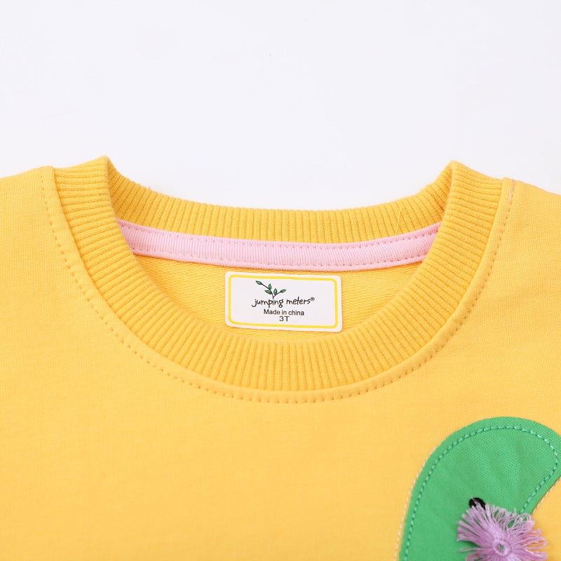 Mädchen Sweatshirt mit kreativem Dinosaurier-Design EB
