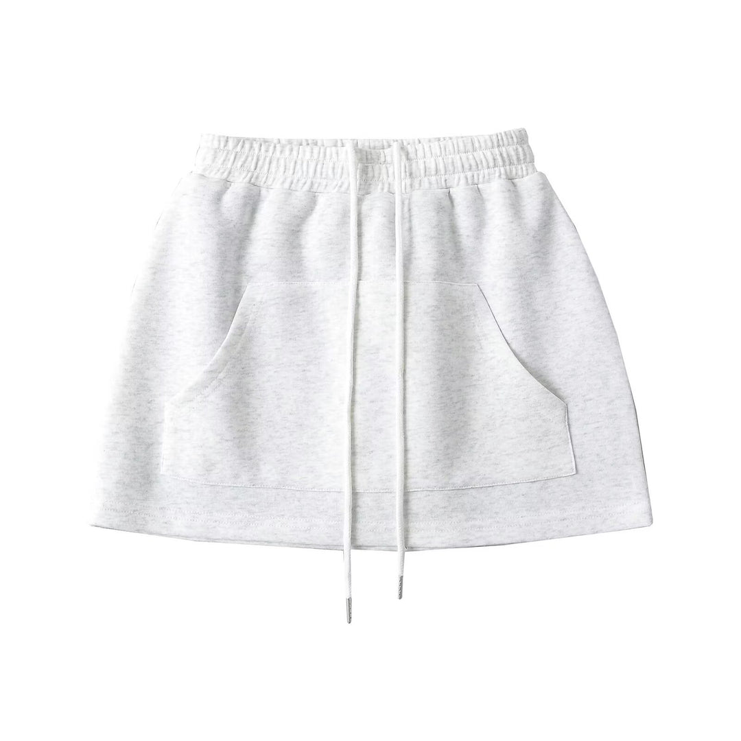 Damen Sweatrock mit elastischem Bund und praktischen Seitentaschen EB