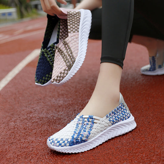 Damen Atmungsaktive Slipper mit flexiblem Design EB