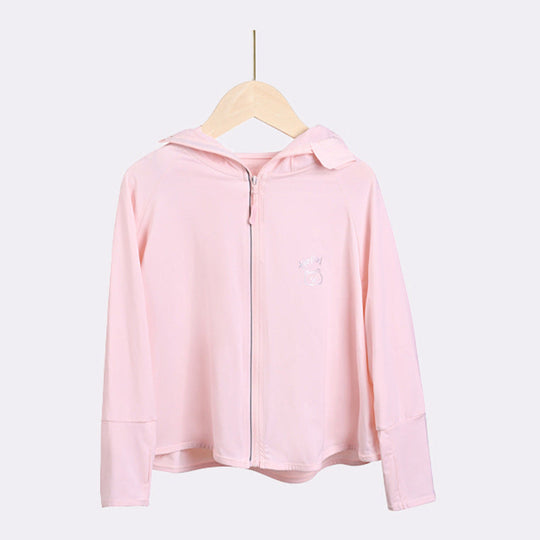 Mädchen leichte Sonnenjacke mit Kapuze EB