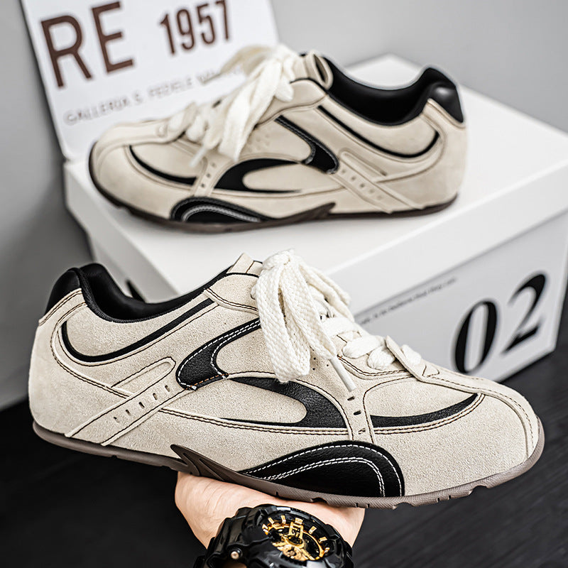 Damen Bequeme Sneakers aus Wildleder mit atmungsaktiver Sohle EB