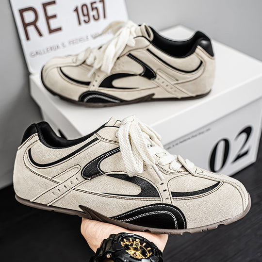 Damen Bequeme Sneakers aus Wildleder mit atmungsaktiver Sohle EB