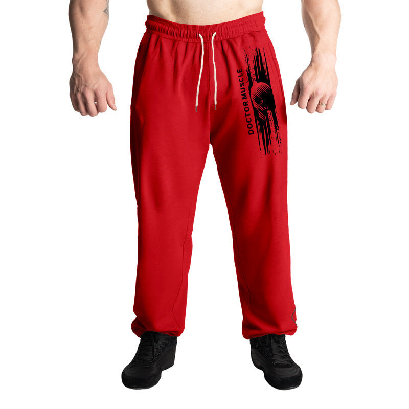 Herren Bequeme Sportjogginghose mit seitlichen Taschen und verstellbarem Kordelzug EB
